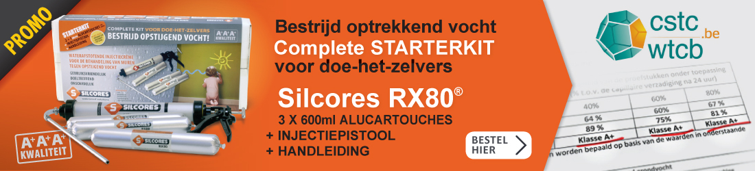Bestrijd optrekkend vocht - Complete starterskit
